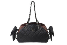 Load image into Gallery viewer, CHANEL シャネル ハンドバッグ ワンショルダーバッグ ココマーク ラムスキン 11番台 2007年 ブラック シルバー金具 美品 中古 55495