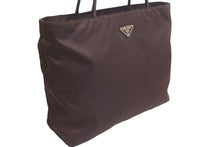 Load image into Gallery viewer, PRADA プラダ TESSUTO CITY トートバッグ ショルダーバッグ トライアングルロゴ ナイロン 茶色 ブラウン B7351 美品 中古 55513