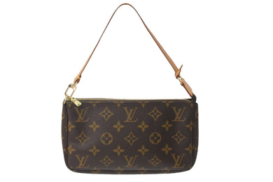 LOUIS VUITTON ルイヴィトン モノグラム ポシェット アクセソワール アクセサリーポーチ アクセポ M51980 美品 中古 55514