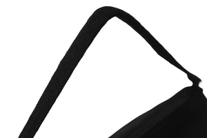 PRADA プラダ ハンドバッグ ワンショルダー トライアングルロゴ ブラック ナイロン シルバー金具 美品 中古 55524 