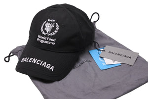 新品未使用 BALENCIAGA バレンシアガ WFP キャップ ローキャップ ブラック サイズ L 22092 中古 55533