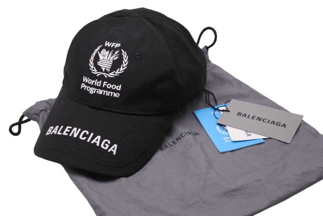 新品未使用 BALENCIAGA バレンシアガ WFP キャップ ローキャップ ブラック サイズ L 22092 中古 55533