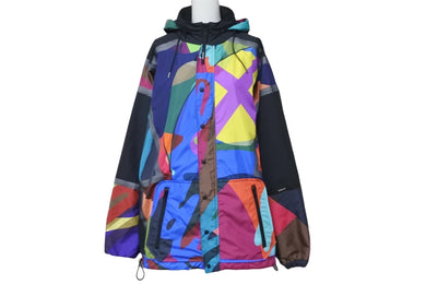 極美品 Sacai サカイ ジャケット カウズ パッカブル ブルゾン 21AW マルチカラー サイズ2 ポリエステル 21-02563M 中古 55536
