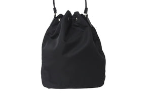 PRADA プラダ ハンドバッグ ロボ パッチ 2WAYショルダーバッグ 1BH097 ナイロン ブラック シルバー金具 美品 中古 55545