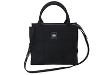 Load image into Gallery viewer, BALENCIAGA バレンシアガ トートバッグ トレードS ブラック 620884 2WAY コットンキャンバス シルバー金具 美品 中古 5555