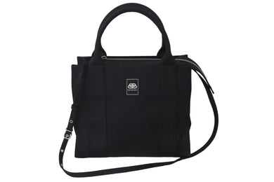 BALENCIAGA バレンシアガ トートバッグ トレードS ブラック 620884 2WAY コットンキャンバス シルバー金具 美品 中古 5555