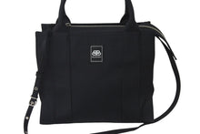 Load image into Gallery viewer, BALENCIAGA バレンシアガ トートバッグ トレードS ブラック 620884 2WAY コットンキャンバス シルバー金具 美品 中古 5555