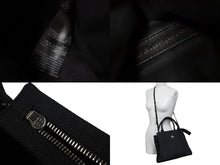 Load image into Gallery viewer, BALENCIAGA バレンシアガ トートバッグ トレードS ブラック 620884 2WAY コットンキャンバス シルバー金具 美品 中古 5555
