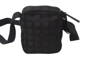 CHANEL シャネル ニュートラベルライン ショルダーバッグ 10番台 ココマーク ロゴ 斜め掛け シルバー金具 ブラウン 美品 中古 55551