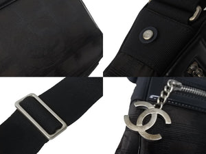 CHANEL シャネル ニュートラベルライン ショルダーバッグ 10番台 ココマーク ロゴ 斜め掛け シルバー金具 ブラウン 美品 中古 55551