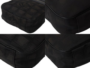 CHANEL シャネル ニュートラベルライン ショルダーバッグ 10番台 ココマーク ロゴ 斜め掛け シルバー金具 ブラウン 美品 中古 55551