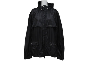 CHROME HEARTS クロムハーツ ナイロンジャケット フードジャケット レースストッパー ブラック SV925 サイズS美品 中古 55552