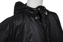 Load image into Gallery viewer, CHROME HEARTS クロムハーツ ナイロンジャケット フードジャケット レースストッパー ブラック SV925 サイズS美品 中古 55552
