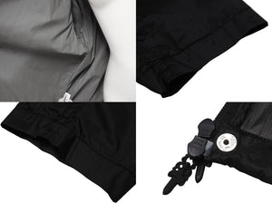 CHROME HEARTS クロムハーツ ナイロンジャケット フードジャケット レースストッパー ブラック SV925 サイズS美品 中古 55552