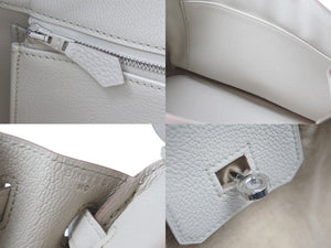 新品未使用 HERMES エルメス ハンドバッグ バーキン25 ベトン ベトン シルバー金具 トゴ B刻印 中古 55558
