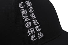 Load image into Gallery viewer, CHROME HEARTS クロムハーツ Vertical Logo Hat ベースボールキャップ キャップ シルバー ブラック 美品 中古 55561