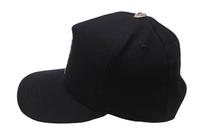 CHROME HEARTS クロムハーツ Vertical Logo Hat ベースボールキャップ キャップ シルバー ブラック 美品 中古 55561