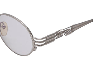 極美品 Jean Paul Gaultier ジャンポール ゴルチェ メガネ サングラス シルバー 56-6106 中古 55563