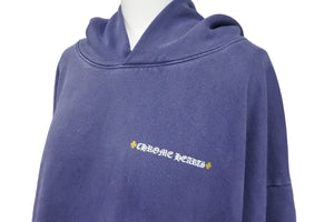 ChromeHearts クロムハーツ DRAKE HD PLVR Certified Lover Boy ドレイク プルオーバーパーカー ブルー XL 美品 中古 55565