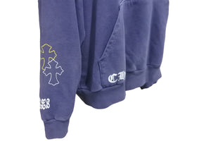 ChromeHearts クロムハーツ DRAKE HD PLVR Certified Lover Boy ドレイク プルオーバーパーカー ブルー XL 美品 中古 55565