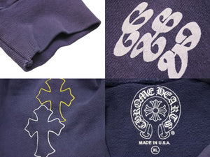 ChromeHearts クロムハーツ DRAKE HD PLVR Certified Lover Boy ドレイク プルオーバーパーカー ブルー XL 美品 中古 55565