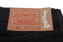 Load image into Gallery viewer, Denim Tears デニムティアーズ Levi&#39;s リーバイス デニムパンツ コットンリースジーンズ 501 ブラック サイズ 31 美品 中古 55566