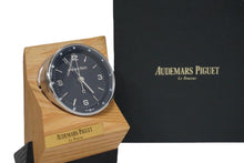 Load image into Gallery viewer, 新品未使用 AUDEMARS PIGUET オーデマピゲ 置き時計 CODE 11.59 ステンレス クォーツ シルバー ネイビー文字盤 アラーム 55567