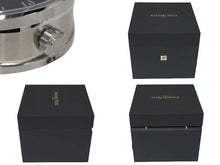 Load image into Gallery viewer, 新品未使用 AUDEMARS PIGUET オーデマピゲ 置き時計 CODE 11.59 ステンレス クォーツ シルバー ネイビー文字盤 アラーム 55567
