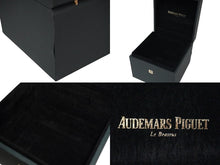 Load image into Gallery viewer, 新品未使用 AUDEMARS PIGUET オーデマピゲ 置き時計 CODE 11.59 ステンレス クォーツ シルバー ネイビー文字盤 アラーム 55567