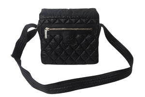 CHANEL シャネル コココクーン ココマーク 14番台 ショルダーバッグ ブラック ナイロン レザー 美品 中古 55570