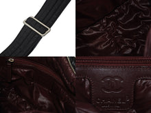 Load image into Gallery viewer, CHANEL シャネル コココクーン ココマーク 14番台 ショルダーバッグ ブラック ナイロン レザー 美品 中古 55570