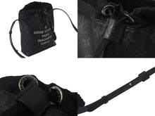 Load image into Gallery viewer, LOUIS VUITTON ルイヴィトン ショルダーバッグ 巾着 フラグメント 藤原ヒロシ ナノバッグ M43418 ノワール 美品 中古 55589