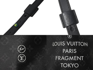 LOUIS VUITTON ルイヴィトン ショルダーバッグ 巾着 フラグメント 藤原ヒロシ ナノバッグ M43418 ノワール 美品 中古 55589