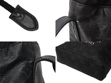 Load image into Gallery viewer, LOUIS VUITTON ルイヴィトン ショルダーバッグ 巾着 フラグメント 藤原ヒロシ ナノバッグ M43418 ノワール 美品 中古 55589