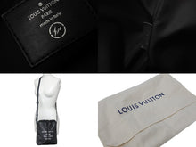 Load image into Gallery viewer, LOUIS VUITTON ルイヴィトン ショルダーバッグ 巾着 フラグメント 藤原ヒロシ ナノバッグ M43418 ノワール 美品 中古 55589