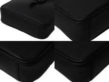 Load image into Gallery viewer, BURBERRY バーバリー ショルダーバッグ 斜め掛け レザー ブラック 黒 シルバー金具 美品 中古 55950