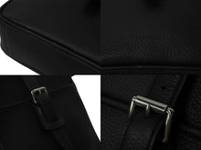 Load image into Gallery viewer, BURBERRY バーバリー ショルダーバッグ 斜め掛け レザー ブラック 黒 シルバー金具 美品 中古 55950