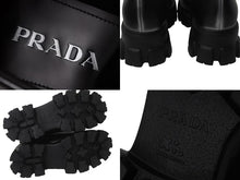 画像をギャラリービューアに読み込む, 以前同様 PRADA プラダ モノリス ブラッシュドレザー レースアップサンダル 2EE356_3LMH_F0I89 サイズ6 中古 55611 