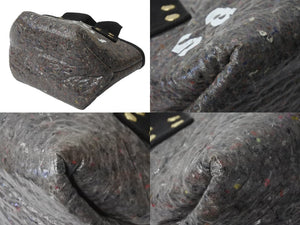 Sacai サカイ トートバッグ サウンドプルーフ トートバッグ スモール グレー 21SS ゴールド金具 美品 中古 55622 