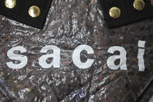 画像をギャラリービューアに読み込む, Sacai サカイ トートバッグ サウンドプルーフ トートバッグ スモール グレー 21SS ゴールド金具 美品 中古 55622 