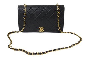 CHANEL シャネル ショルダーバッグ マトラッセ 23 シングルフラップ チェーンショルダーバッグ 1番台 ゴールド金具 美品 中古 55633