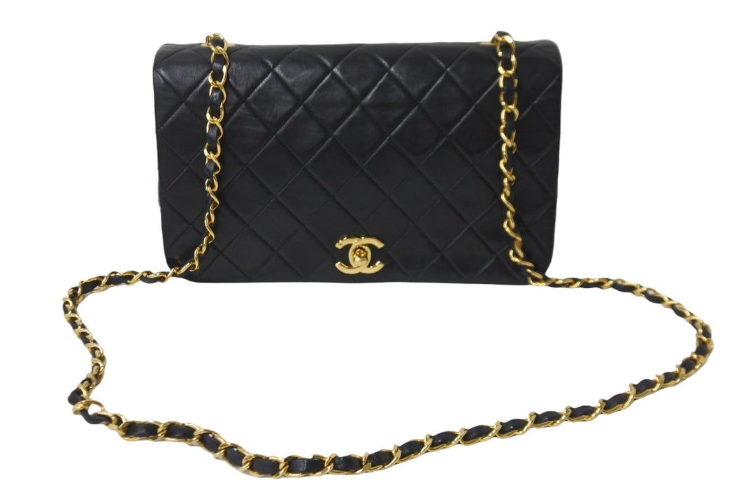 CHANEL シャネル ショルダーバッグ マトラッセ 23 シングルフラップ チェーンショルダーバッグ 1番台 ゴールド金具 美品 中古 55633