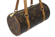 Load image into Gallery viewer, LOUIS VUITTON ルイ・ヴィトン ハンドバッグ ミニパピヨン19 モノグラム ブラウン M51389 ゴールド金具 美品 中古 55641