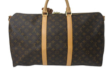 Load image into Gallery viewer, LOUIS VUITTON ルイヴィトン ボストンバッグ キーポル・バンドリエール 50 モノグラム M41416 ゴールド金具 美品 中古 55642