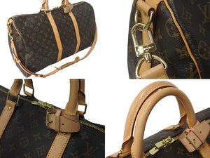 LOUIS VUITTON ルイヴィトン ボストンバッグ キーポル・バンドリエール 50 モノグラム M41416 ゴールド金具 美品 中古 55642