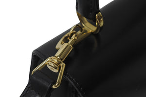 GUCCI グッチ ショルダーバッグ 2WAY レディロック ブラック ボックスカーフ 000 46 0210 ゴールド金具 美品 中古 55647
