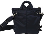 Load image into Gallery viewer, 極美品 PORTER × 村上隆 コラボ ヘルメットフラワーショルダーバッグ 2WAY フラワーストラップ ナイロン ネイビー 中古 55649