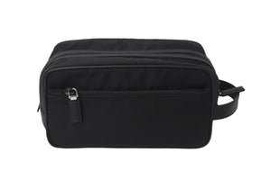 PRADA プラダ クラッチバッグ セカンドバッグ ブラック ナイロン 2NA8192DMH シルバー金具 美品 中古 55650
