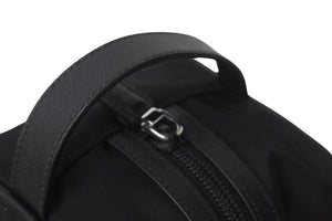 PRADA プラダ クラッチバッグ セカンドバッグ ブラック ナイロン 2NA8192DMH シルバー金具 美品 中古 55650