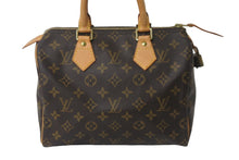 Load image into Gallery viewer, 極美品 LOUIS VUITTON ルイヴィトン ボストンバッグ モノグラム M41528 スピーディ25 ブラウン ゴールド金具 中古 55663
